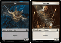 Bat (0006) // Vampire (0004) Double-Sided Token - Foil